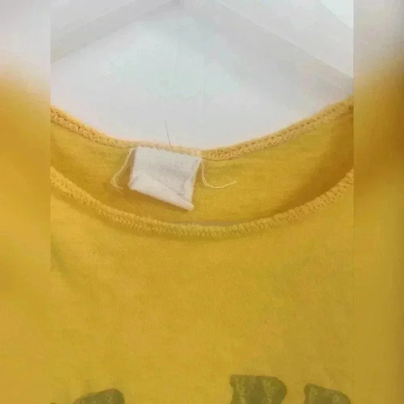 Vintage Daytona Beach Spring Break Yellow Sleeveless Tank Size XS - Picture 2 of 3
